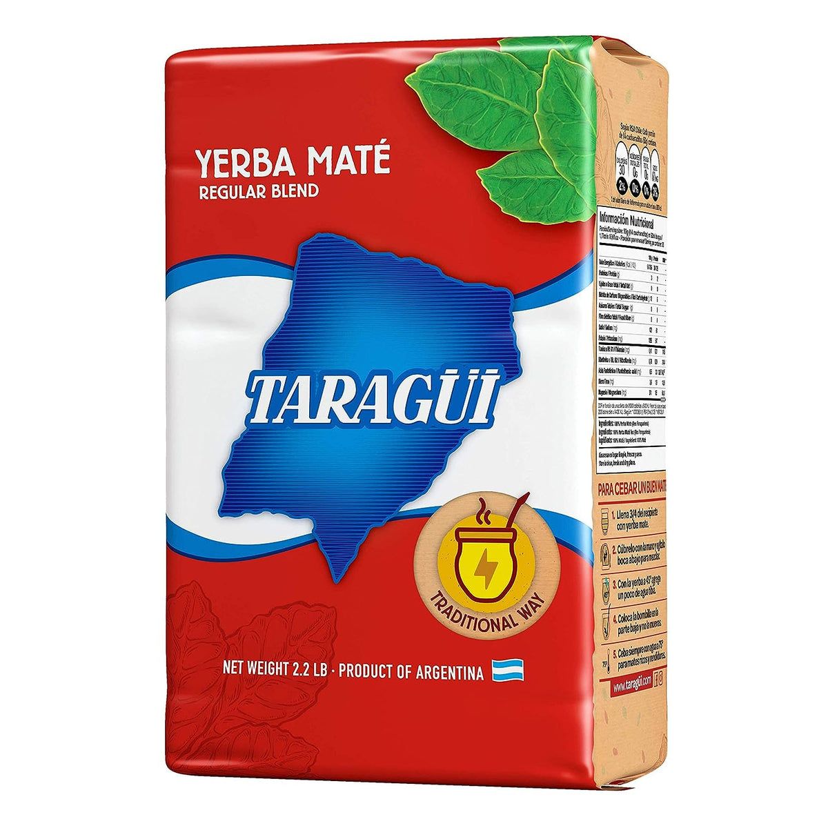 Taragui - Mate Tee aus Argentinien Yerba Mate 3x500g - fit and life shop