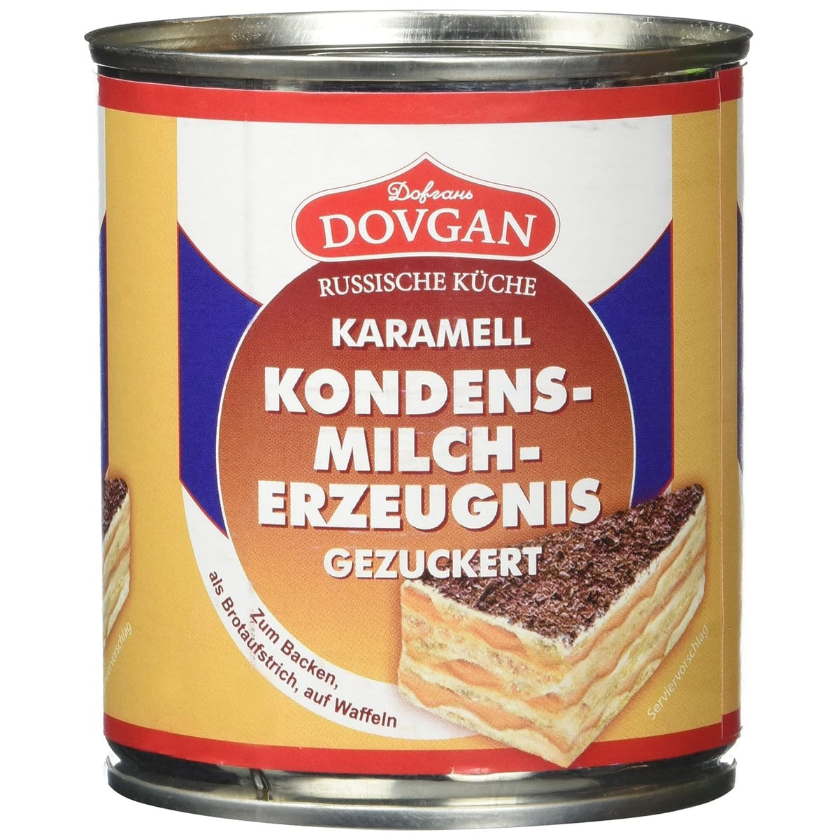 DOVGAN Gezuckertes Kondensmilcherzeugnis Karamell (6x397g) - fit and life shop