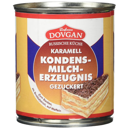 DOVGAN Gezuckertes Kondensmilcherzeugnis Karamell (6x397g) - fit and life shop