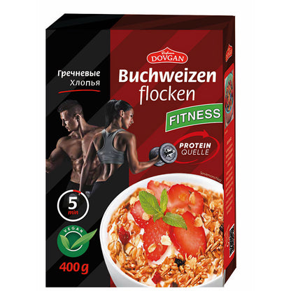 Dovgan Buchweizenflocken, (400g) - fit and life shop