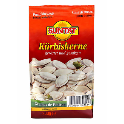 SUNTAT Kürbiskerne geröstet und gesalzen (2x200g) - fit and life shop