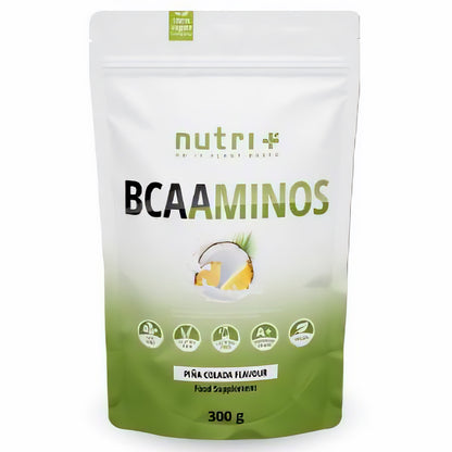 Nutri+ BCAA Aminosäuren Complex hochdosiert  Flavor (300g) - fit and life shop