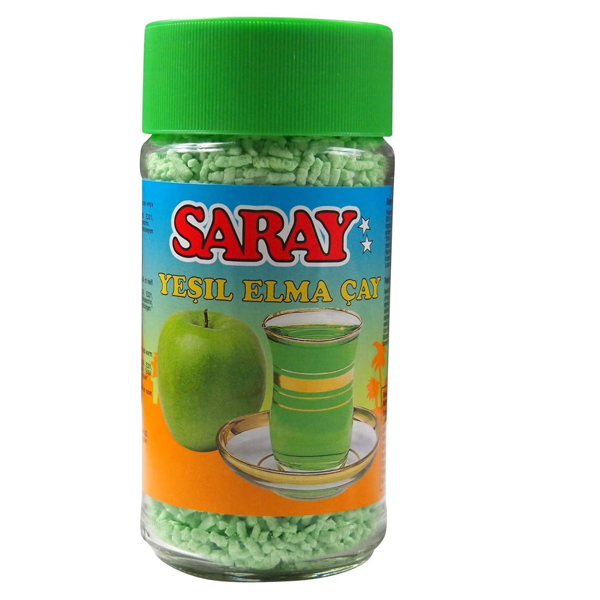 Saray Instant Tee mit grüner Apfelgeschmack Tee 200g - fit and life shop