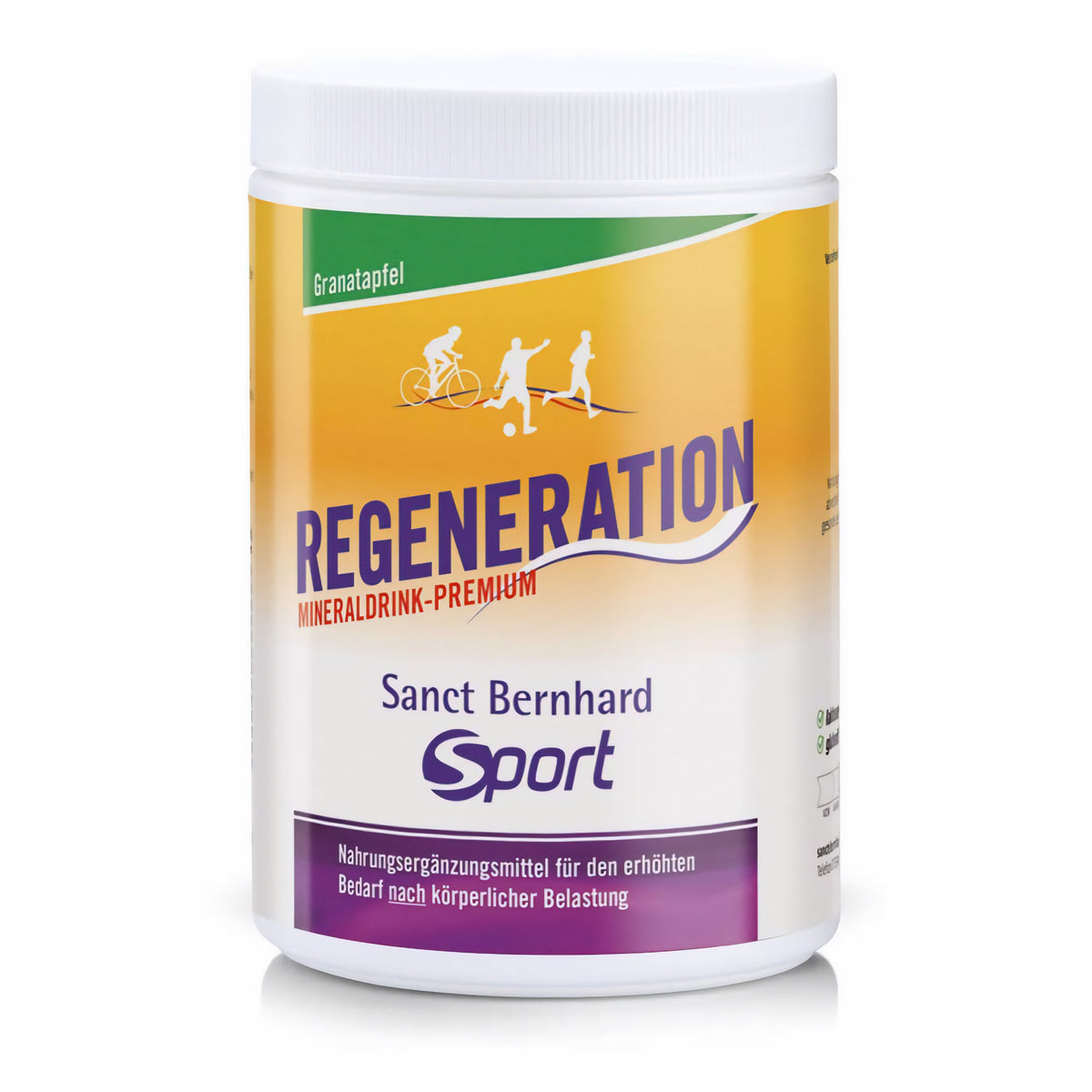 Sanct Bernhard Sport Regeneration Mineraldrink Premium Granatapfel, laktosefrei, glutenfrei, - fit and life shop