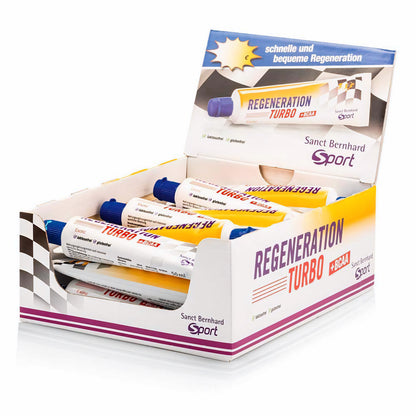 Sanct Bernhard Sport Regenerationsturbo +BCAA Box mit 18 Tuben - fit and life shop