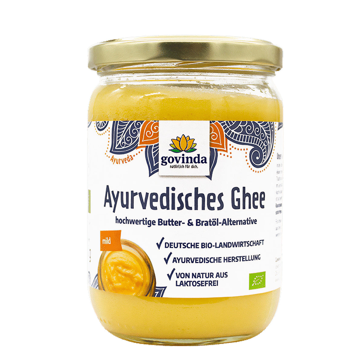 GOVINDA Ayurvedisches Bio-Ghee, 1er Pack (1 x 420 g ) - fit and life shop