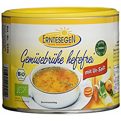 Erntesegen Gemüsebrühe Hefefrei Dose Bio Würz-Sauce (2 x 220 g) - fit and life shop