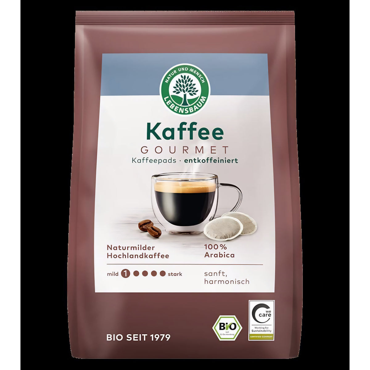 Lebensbaum Bio Kaffee Gourmet, entkoffeiniert 126g - fit and life shop