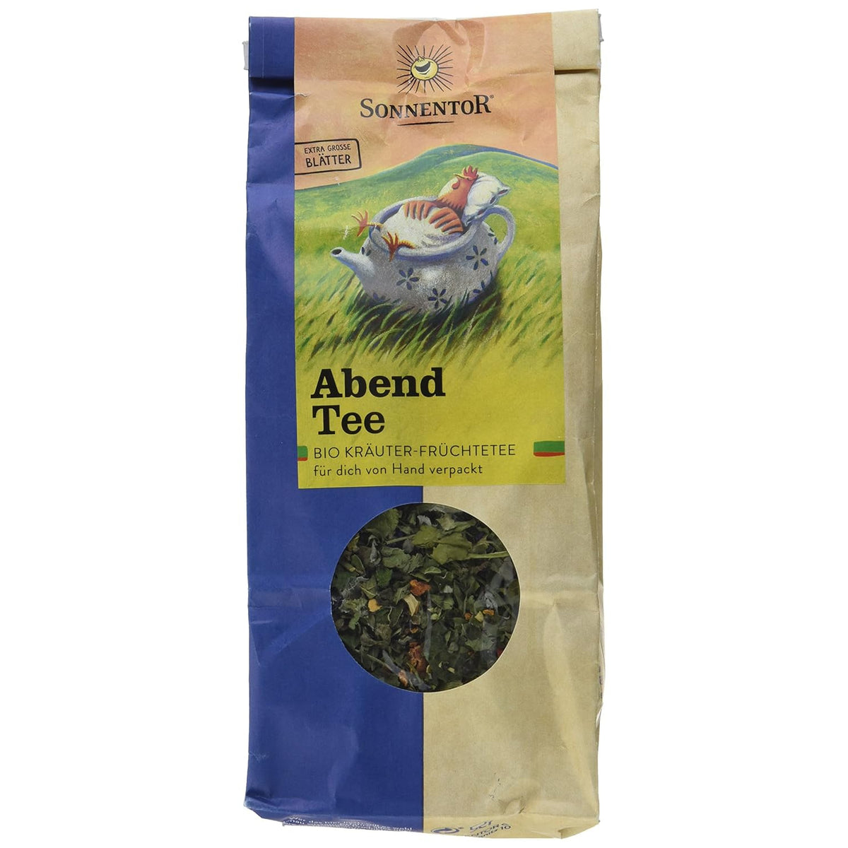 Sonnentor Abendtee in loser Form, 50g Packung, mit Kräutermischung für einen entspannten Abend.