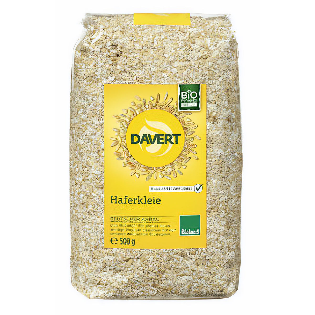 Davert Mühle Bio Haferkleie  500 gr - fit and life shop