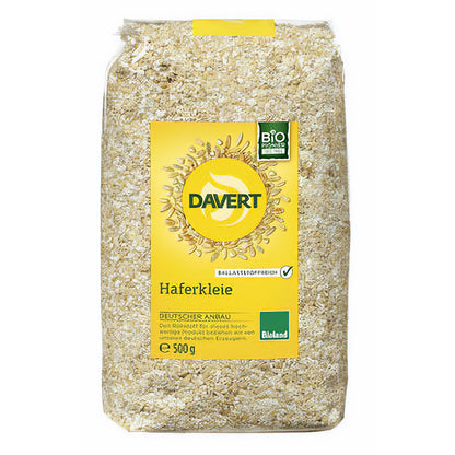 Davert Mühle Bio Haferkleie  500 gr - fit and life shop