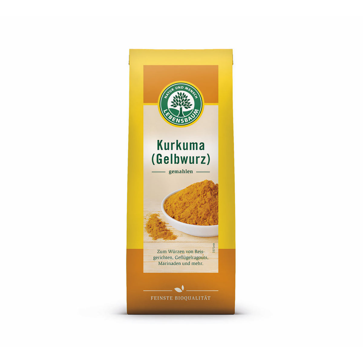 Lebensbaum Kurkuma, gemahlen (Gelbwurzel) (1 x 50 g) - Bio - fit and life shop