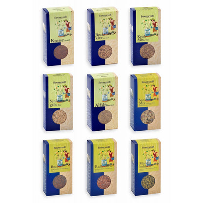 Sonnentor Keimsprossen Sortiment mit 9 Sorten (Bio-Keimsprossen) - fit and life shop