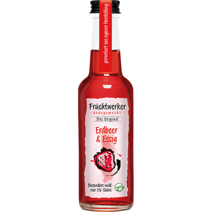 Fruchtwerker Erdbeer & Essig 250ml - fit and life shop
