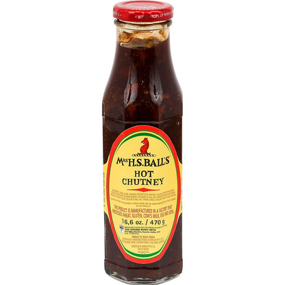 MRS Ball's Chutney Hot  (375 ml) - fit and life shop