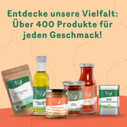 Sesammus weiß - Bio Sesammus Tahin | 500 g Glas Tasty Pott - fit and life shop