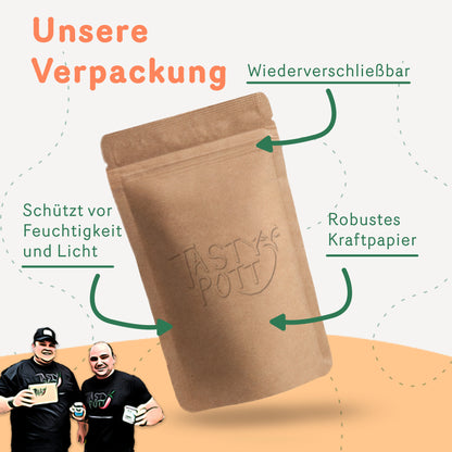 Sesammus weiß - Bio Sesammus Tahin | 500 g Glas Tasty Pott - fit and life shop