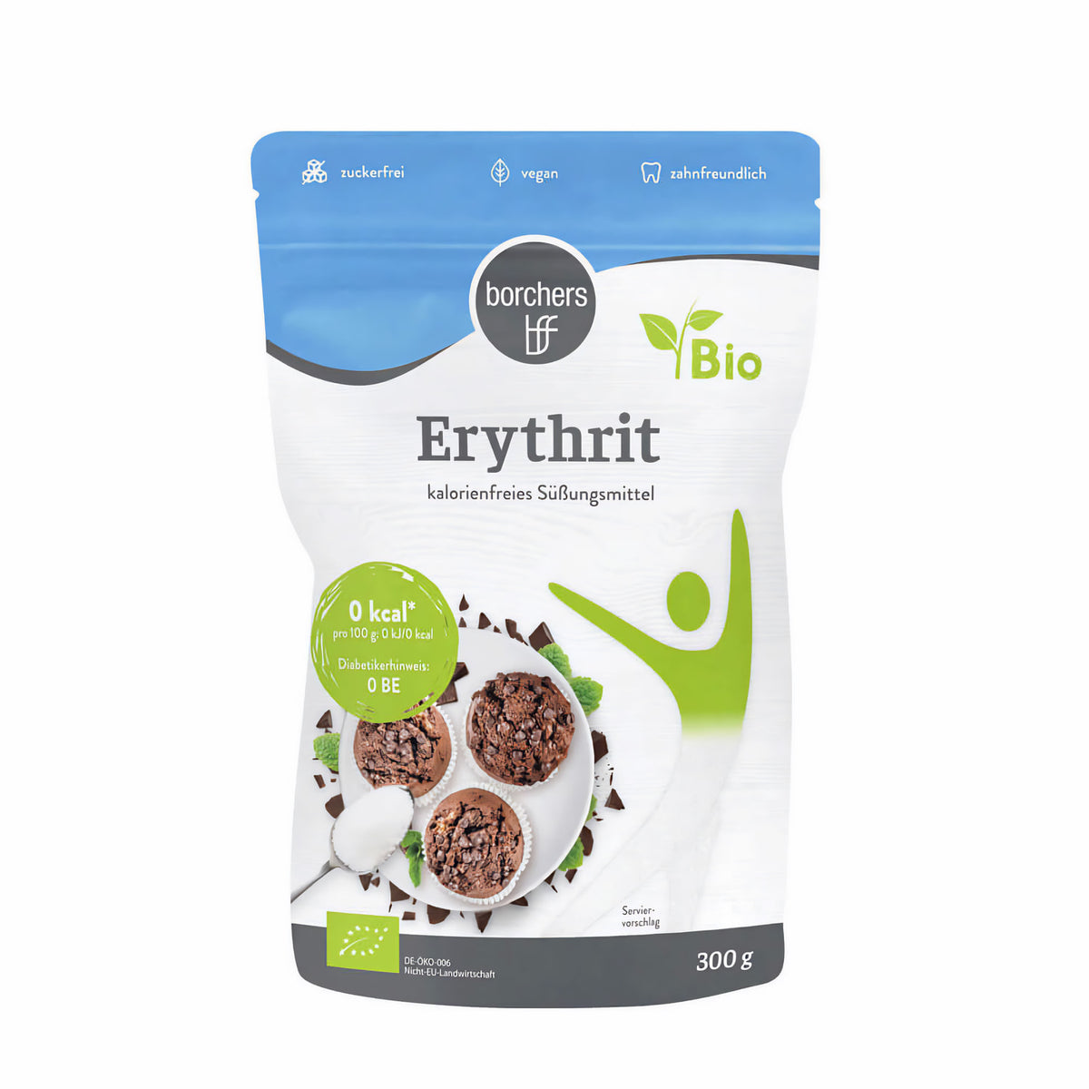 borchers - Erythrit Bio 300g - fit and life shop