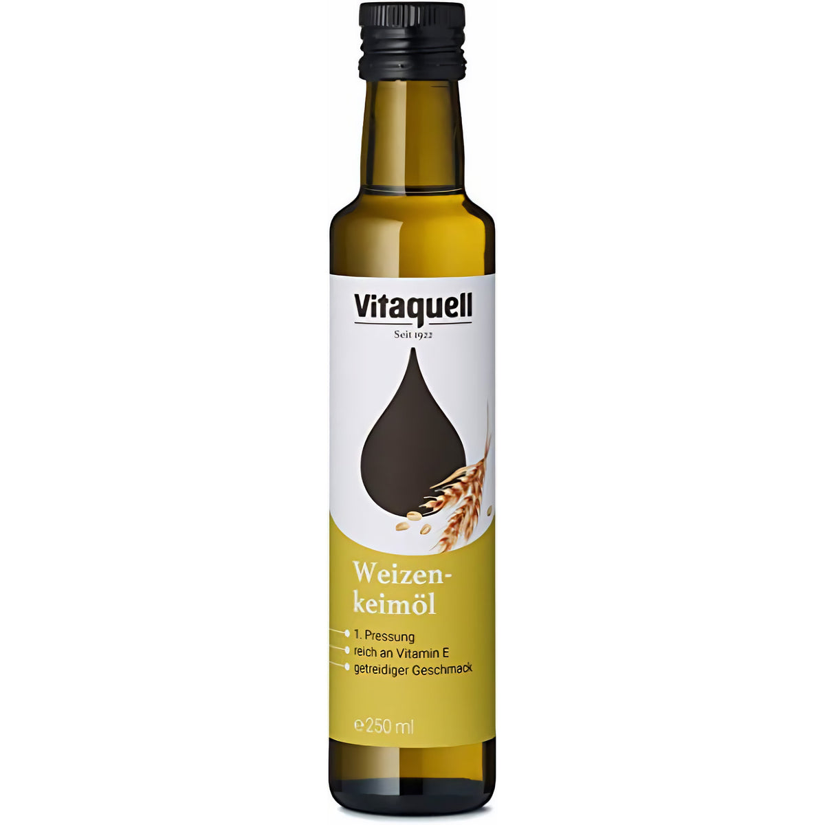 Vitaquell Weizenkeim-Öl kaltgepresst, 250 ml - fit and life shop
