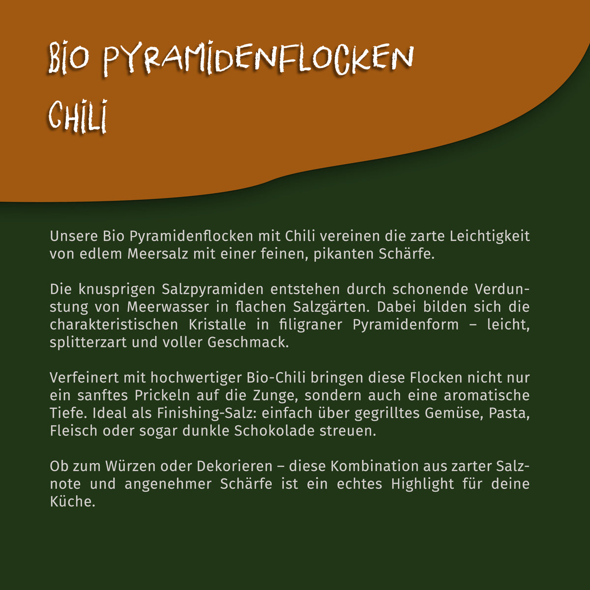 Pyramiden Flocken Chili - Bio Pyramidensalz | 85g Dose Tasty Pott - fit and life shop