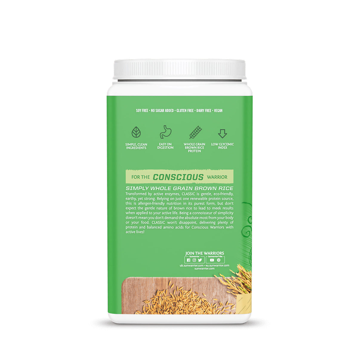 Sunwarrior natürliches Reisprotein - 750g - fit and life shop