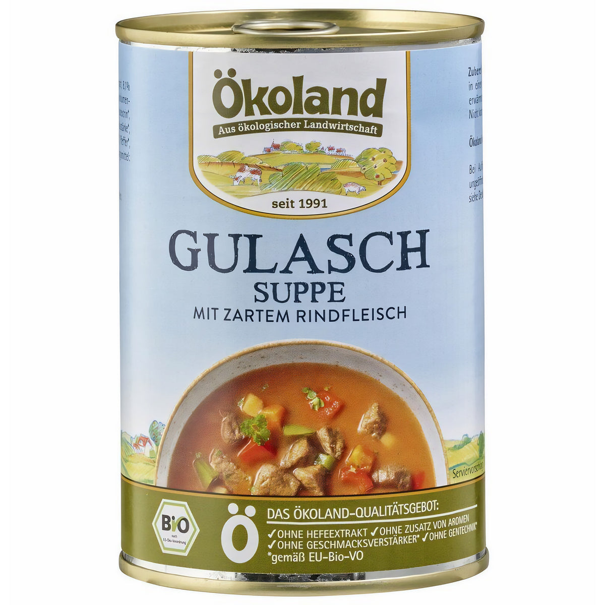 ÖKOLAND Gulaschsuppe,(6 x 400 g) - fit and life shop