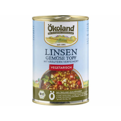 ÖKOLAND Linsensuppe (6 x 400 g) - fit and life shop