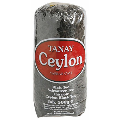 Tanay Ceylon, Schwarzer Tee, Großpack, 10 x 500g Vorrats - fit and life shop