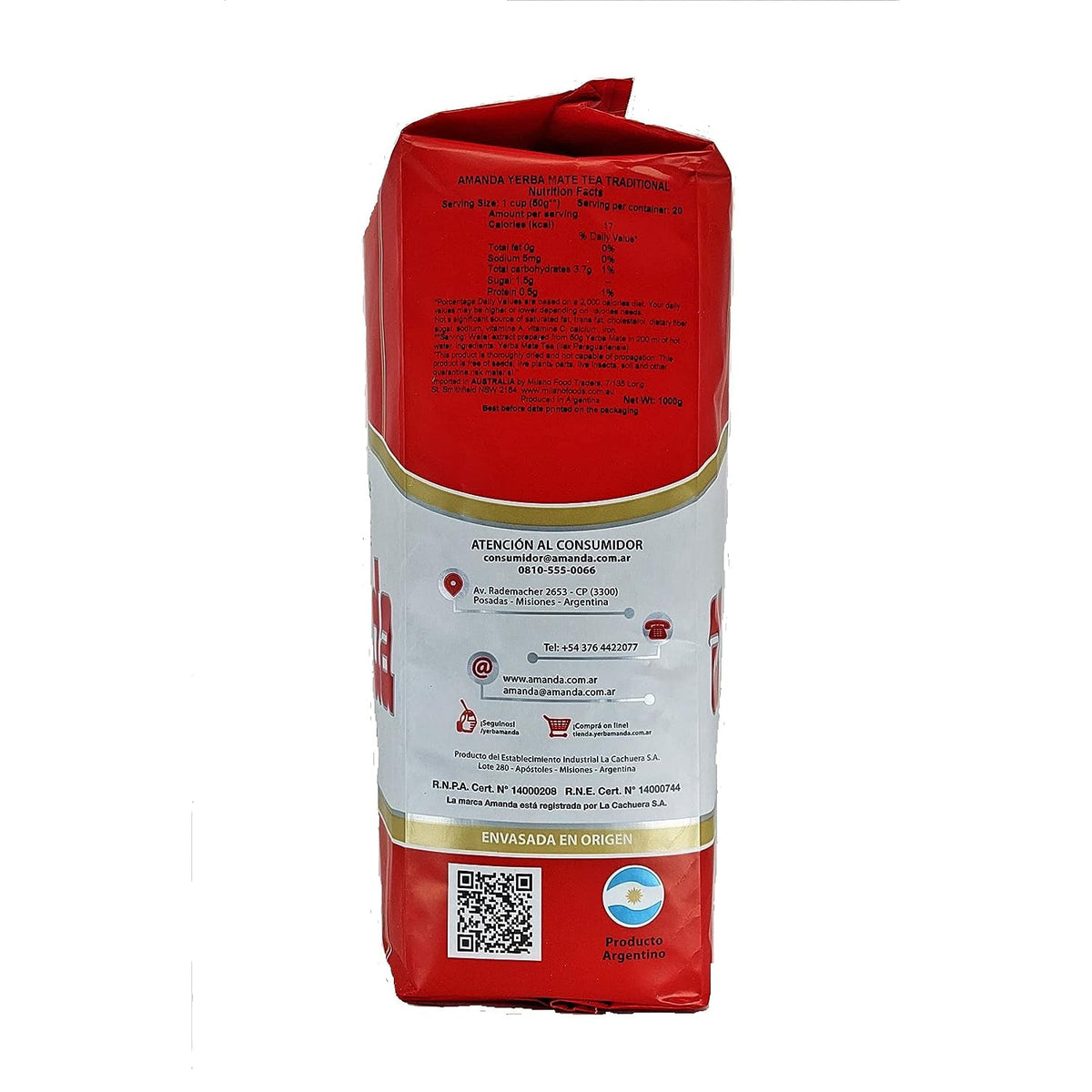 Amanda Mate Tee  Yerba Mate  - 1kg - fit and life shop