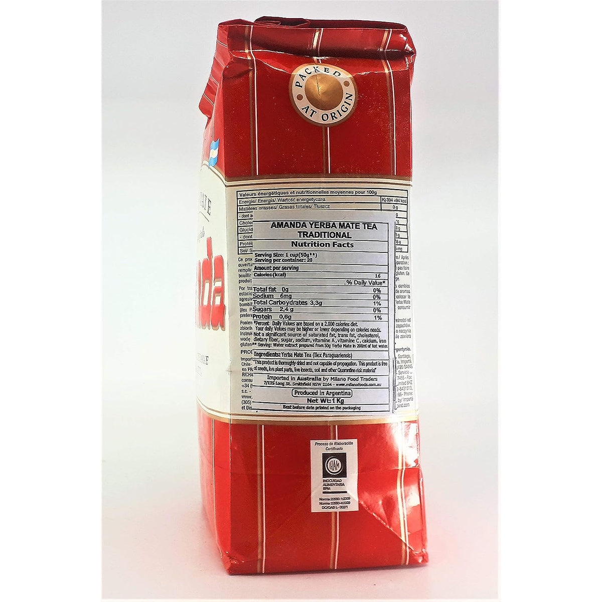 Amanda Mate Tee  Yerba Mate  - 1kg - fit and life shop