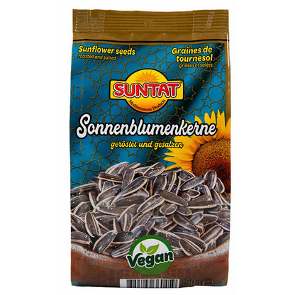 SUNTAT Sonnenblumenkerne geröstet & gesalzen (8x150g) - fit and life shop