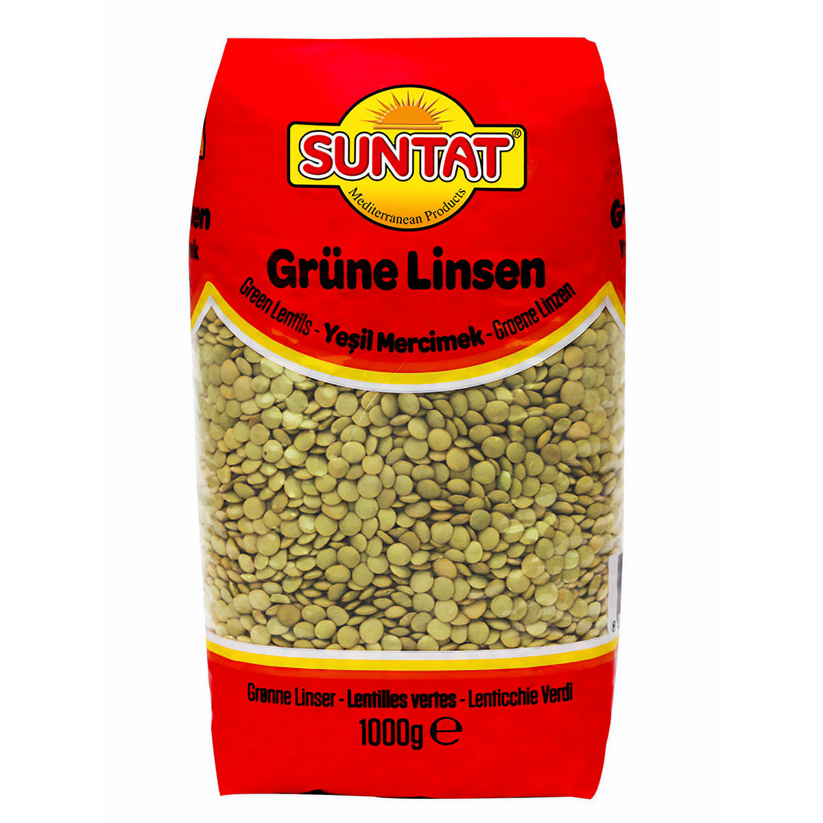 SUNTAT Grüne Linsen 1kg - fit and life shop