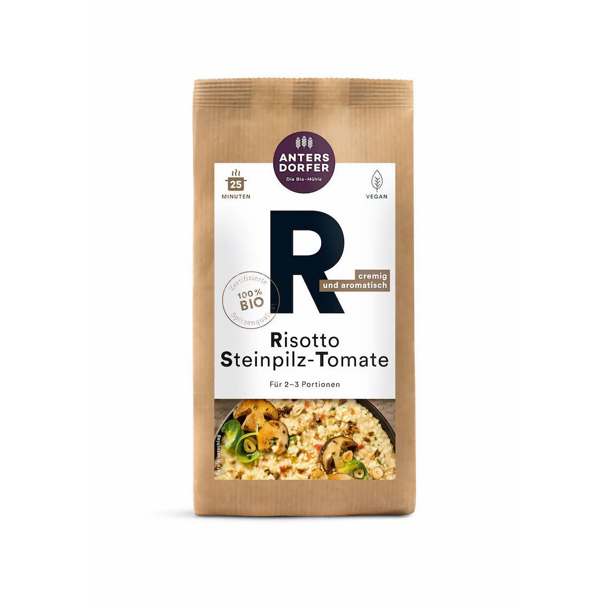 Antersdorfer - Die Bio-Mühle Bio Risotto Steinpilz-Tomate (6x150g) - fit and life shop