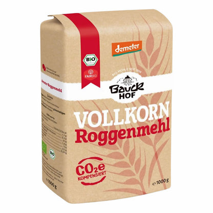 Bauckhof / Bauck Mühle Bauckhof Bio Roggenmehl Vollkorn Demeter 1kg — Abbildung 3