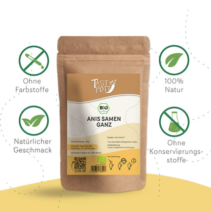 Tasty Pott Bio Anis Samen ganz - im Beutel — Abbildung 3