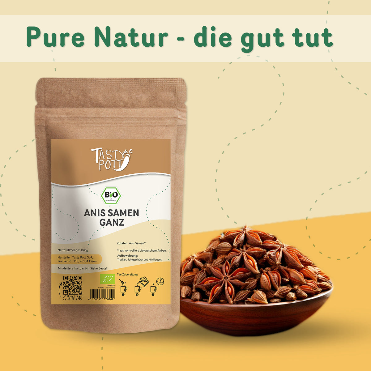 Tasty Pott Bio Anis Samen ganz - im Beutel — Abbildung 6