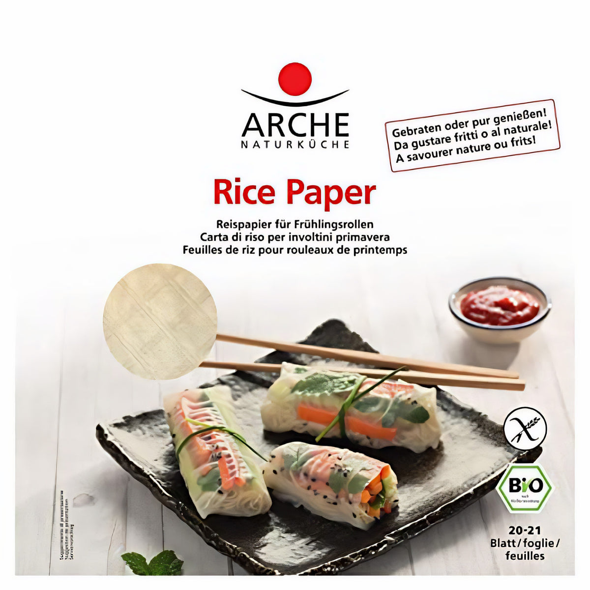 Arche Naturküche Bio Reispapier (150g) - fit and life shop