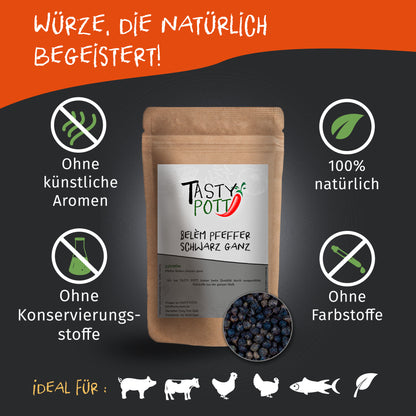 Tasty Pott Belem Pfeffer schwarz ganz - im Beutel — Abbildung 2