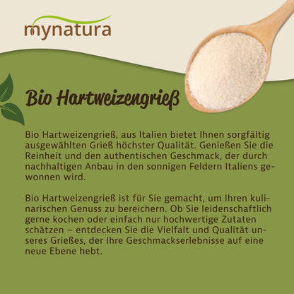 Mynatura Bio Hartweizengrieß  Beutel  in verschiedenen Größen — Abbildung 3