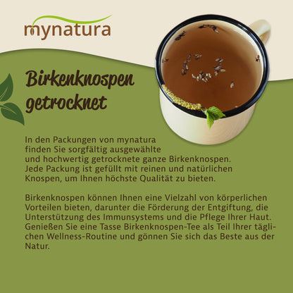 Mynatura Birkenknospen getrocknet –  in verschiedenen Größen — Abbildung 3