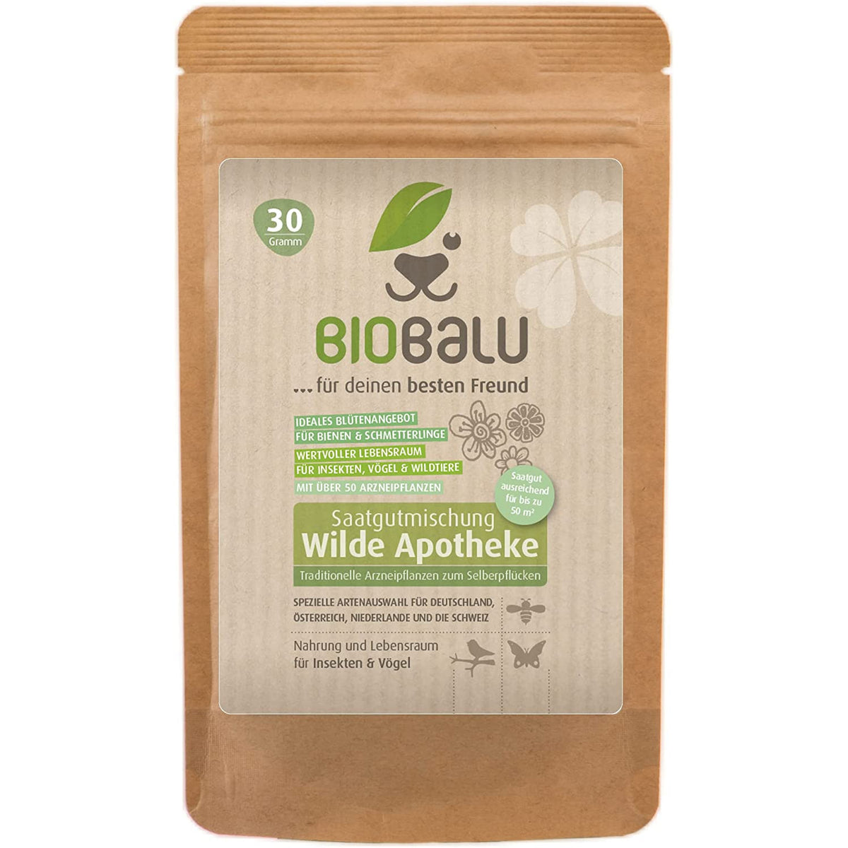 Biobalu Wilde Apotheke - 50 traditionelle Heilkräuter Samen 30g — Abbildung 2