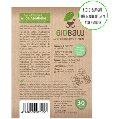 Biobalu Wilde Apotheke - 50 traditionelle Heilkräuter Samen 30g — Abbildung 3