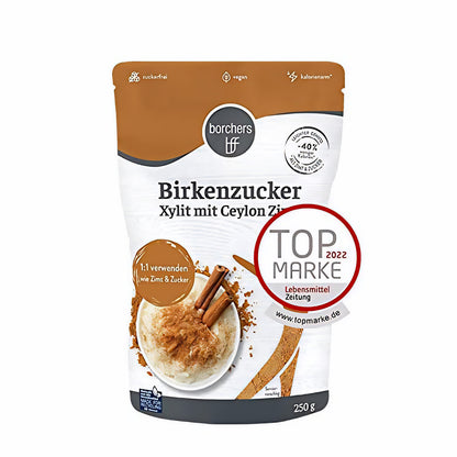 borchers Birkenzucker 100% Xylit mit Ceylon Zimt - 250g — Abbildung 3