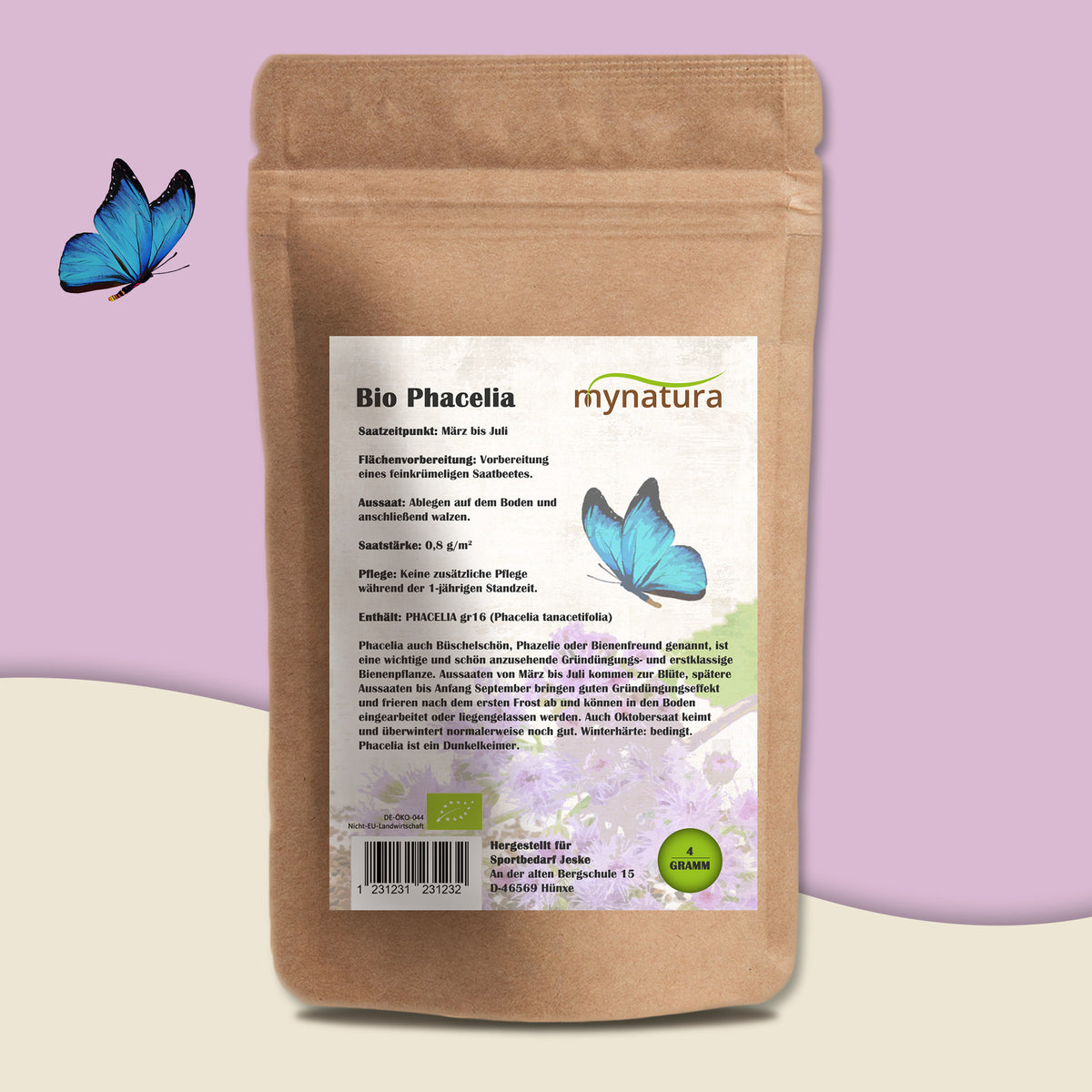 Mynatura Bio Phacelia Saatgutmischung - 4g — Abbildung 3