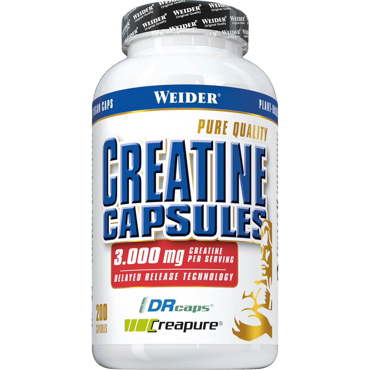 Weider Creatine (Creapure®), 200 Kapseln à 1071mg - fit and life shop