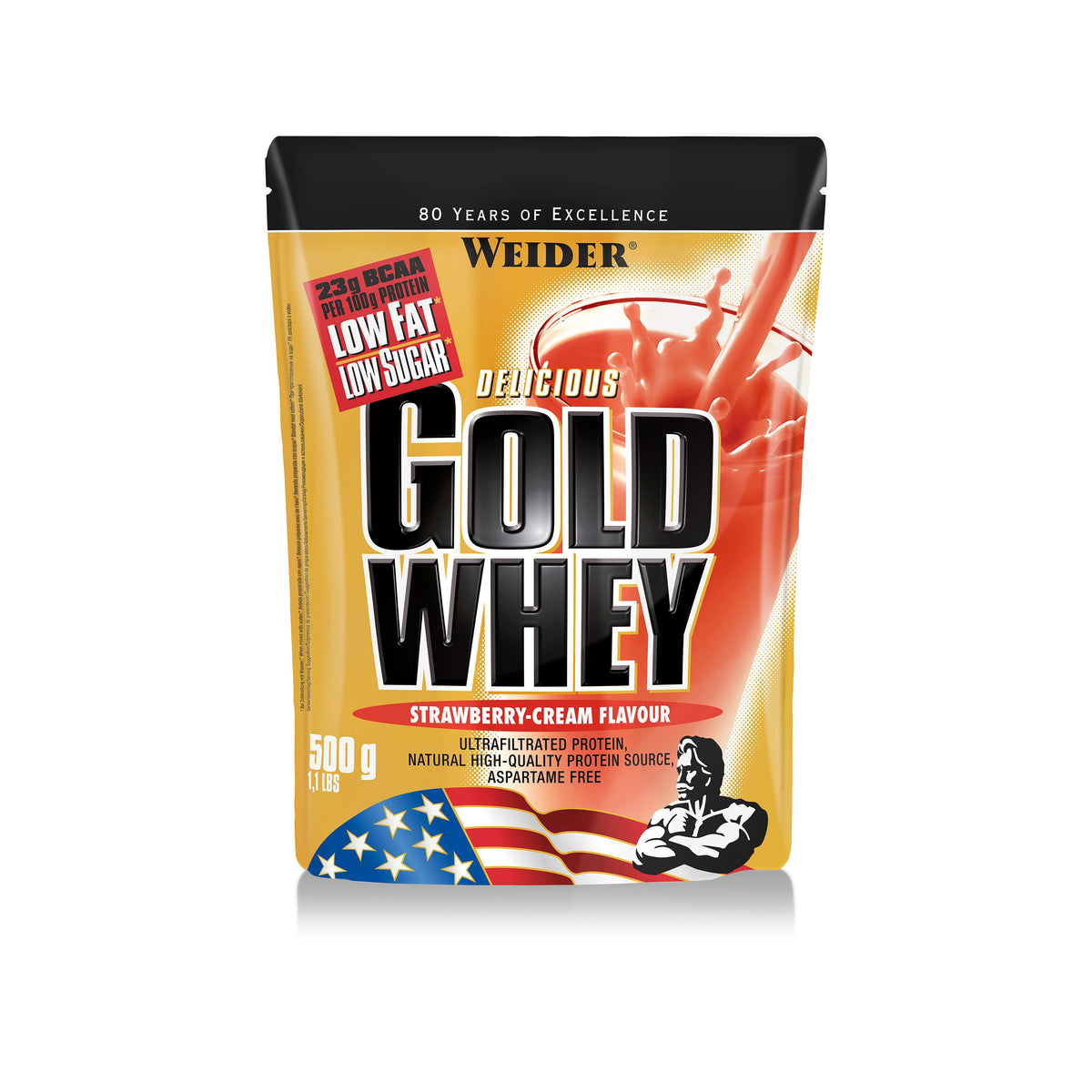 Weider Delicious Gold Whey Protein (2000g Beutel) - fit and life shop
