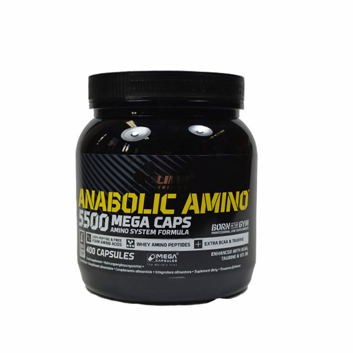 Olimp Amino 5500 Mega Caps, 400 Kapseln, Amino Kapseln und Tabletten, nährstoffreiche Nahrungsergänzung in Verpackung