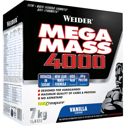 Weider Giant Mega Mass 4000, 7000g Vorratskarton - fit and life shop