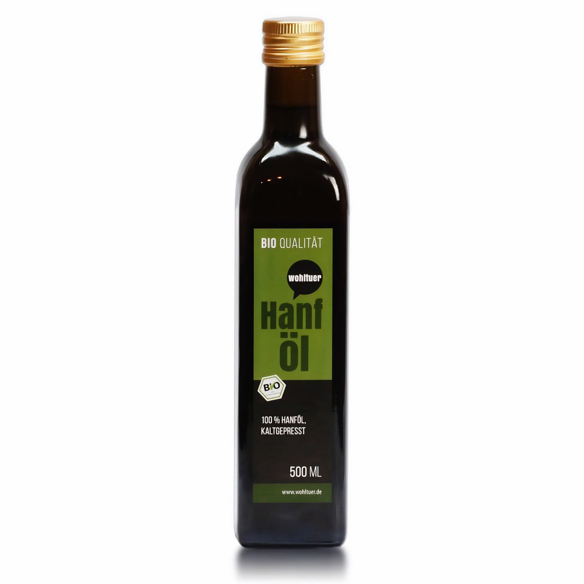Wohltuer Bio Hanföl kaltgepresst - 500ml — Abbildung 3