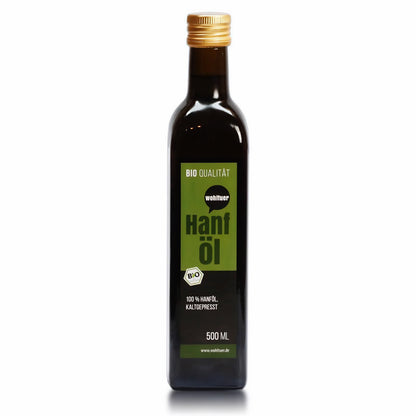 Wohltuer Bio Hanföl kaltgepresst - 500ml — Abbildung 3